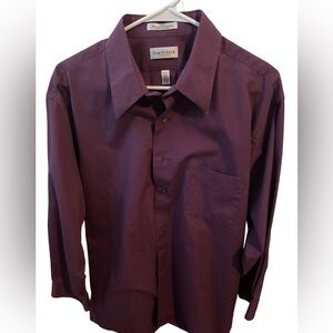 Van Heusen Men's Purple Dress Shirt